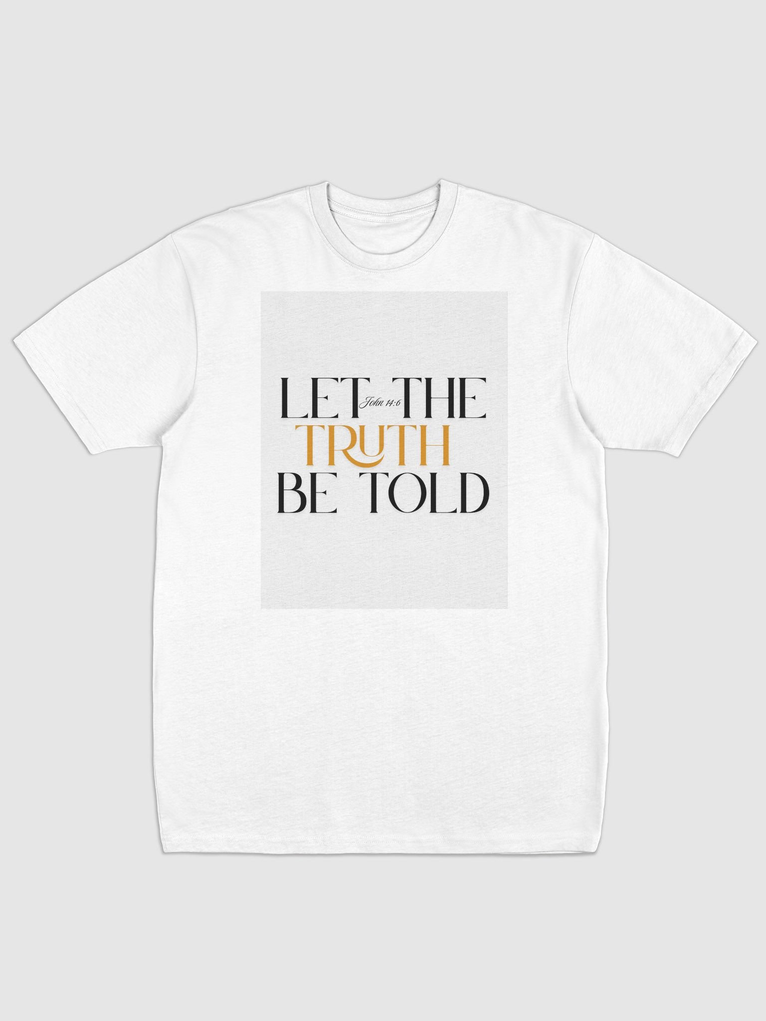 GOLD TRUTH TEE- WHITE product image (4)