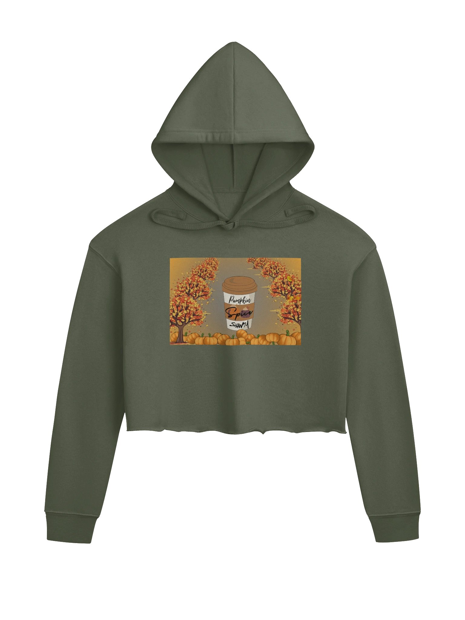 Pumpkin Spice Shawty Cropped Hoodie product image (3)
