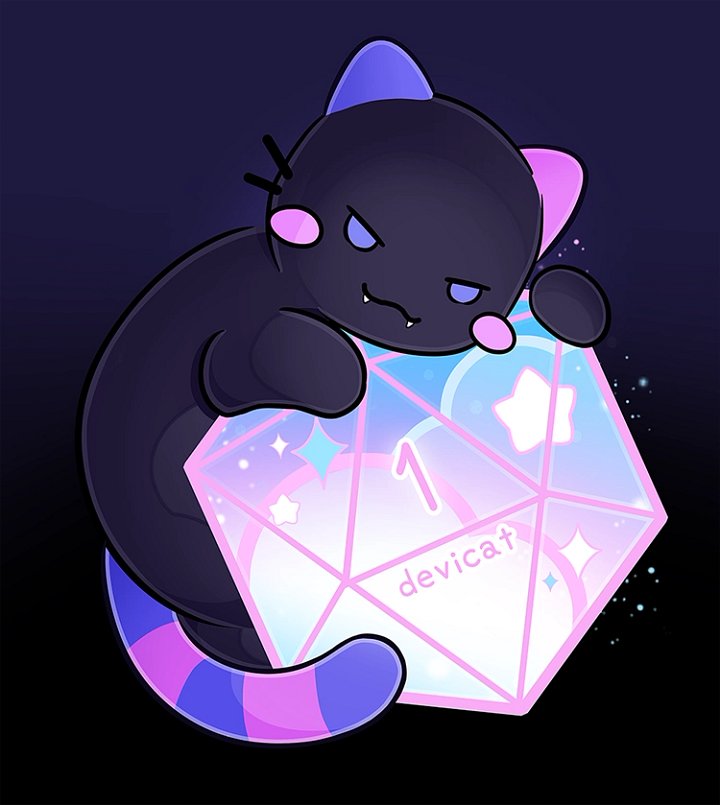 CandiCat Void Cat D20 2026 Wallpaper product image (1)