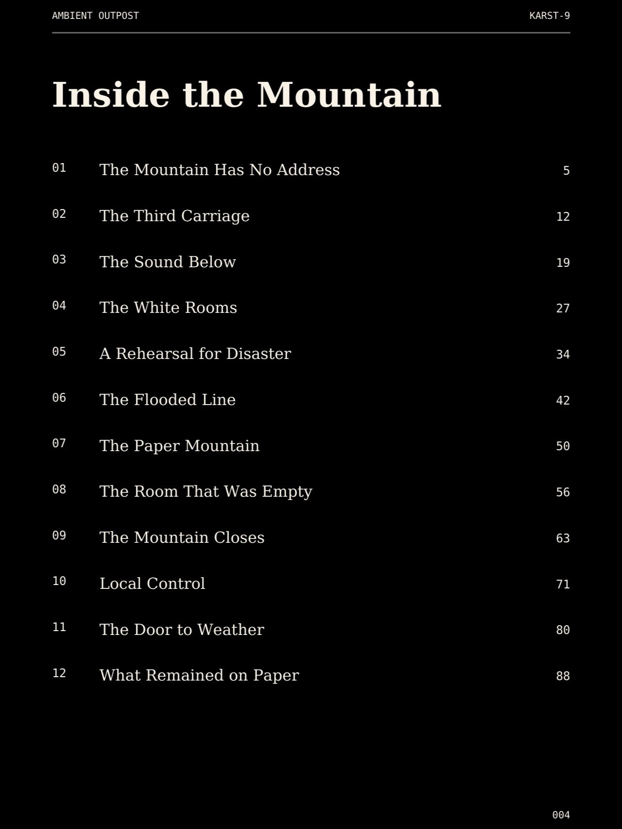 KARST-9 — The Diary Beneath the Mountain · Digital Edition (PDF ONLY) product image (4)