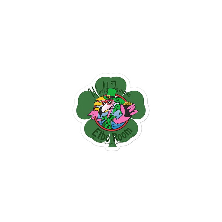 "Luck of the Flamingo" – Limited Edition Die Cut Sticker product image (2)