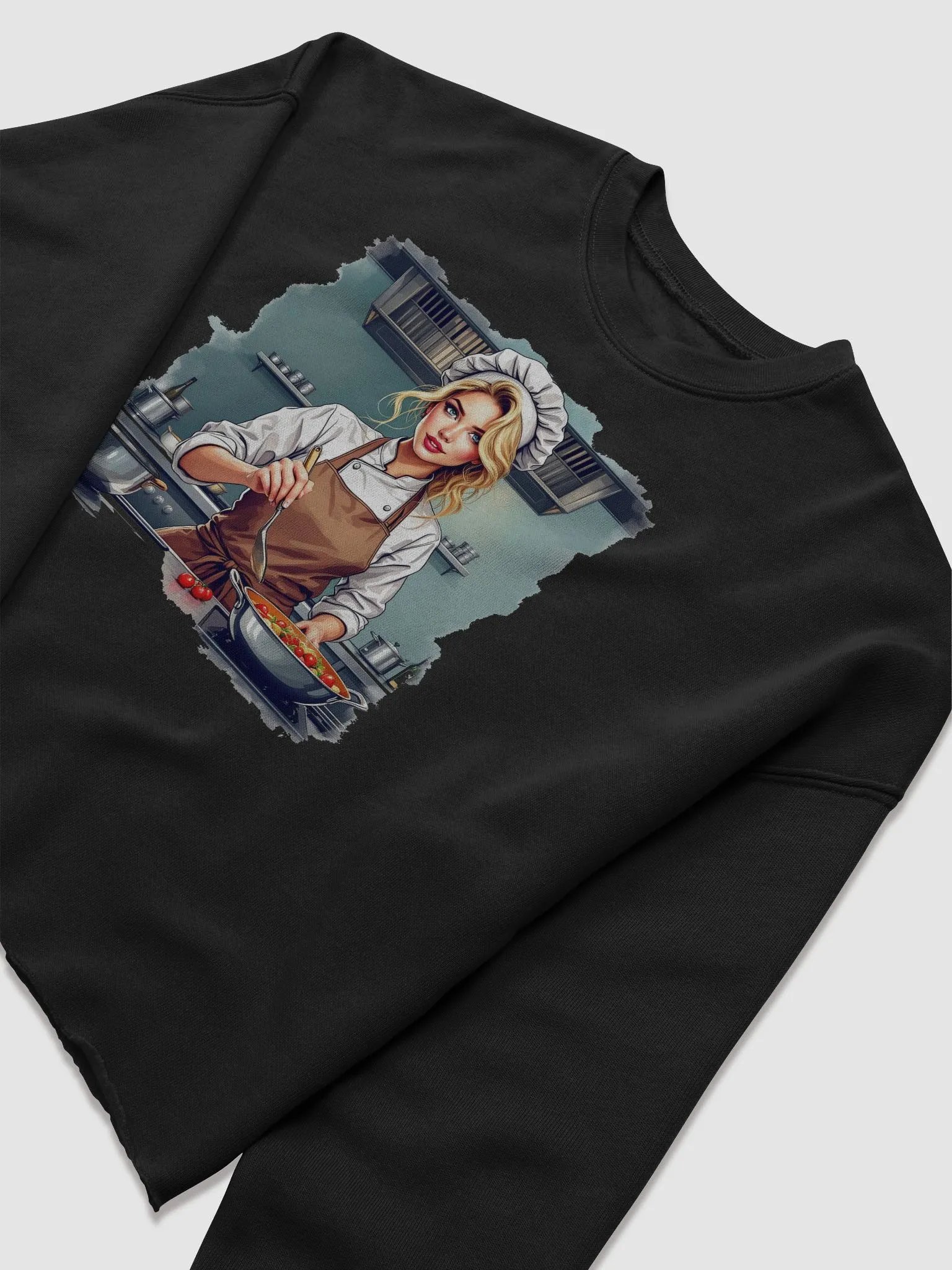 Chef Chic Fleece Crop Sweatshirt product image (24)