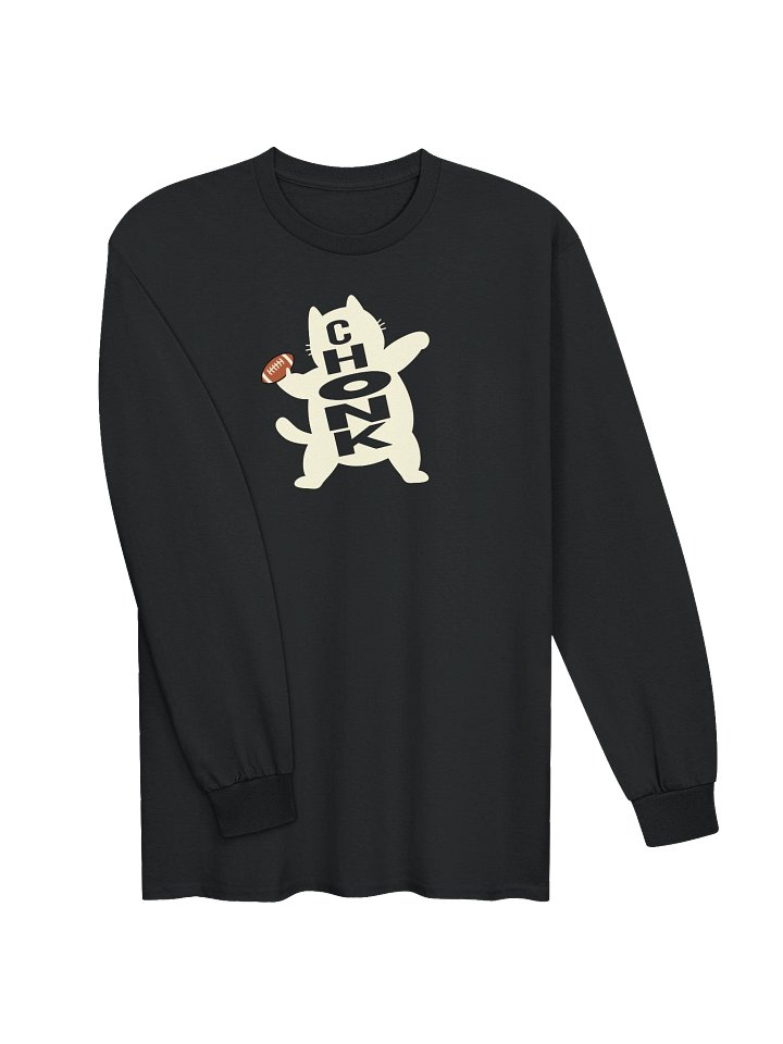 American Football Chonk Cat 2 - Unisex Adult Long Sleeve T-shirt product image (2)