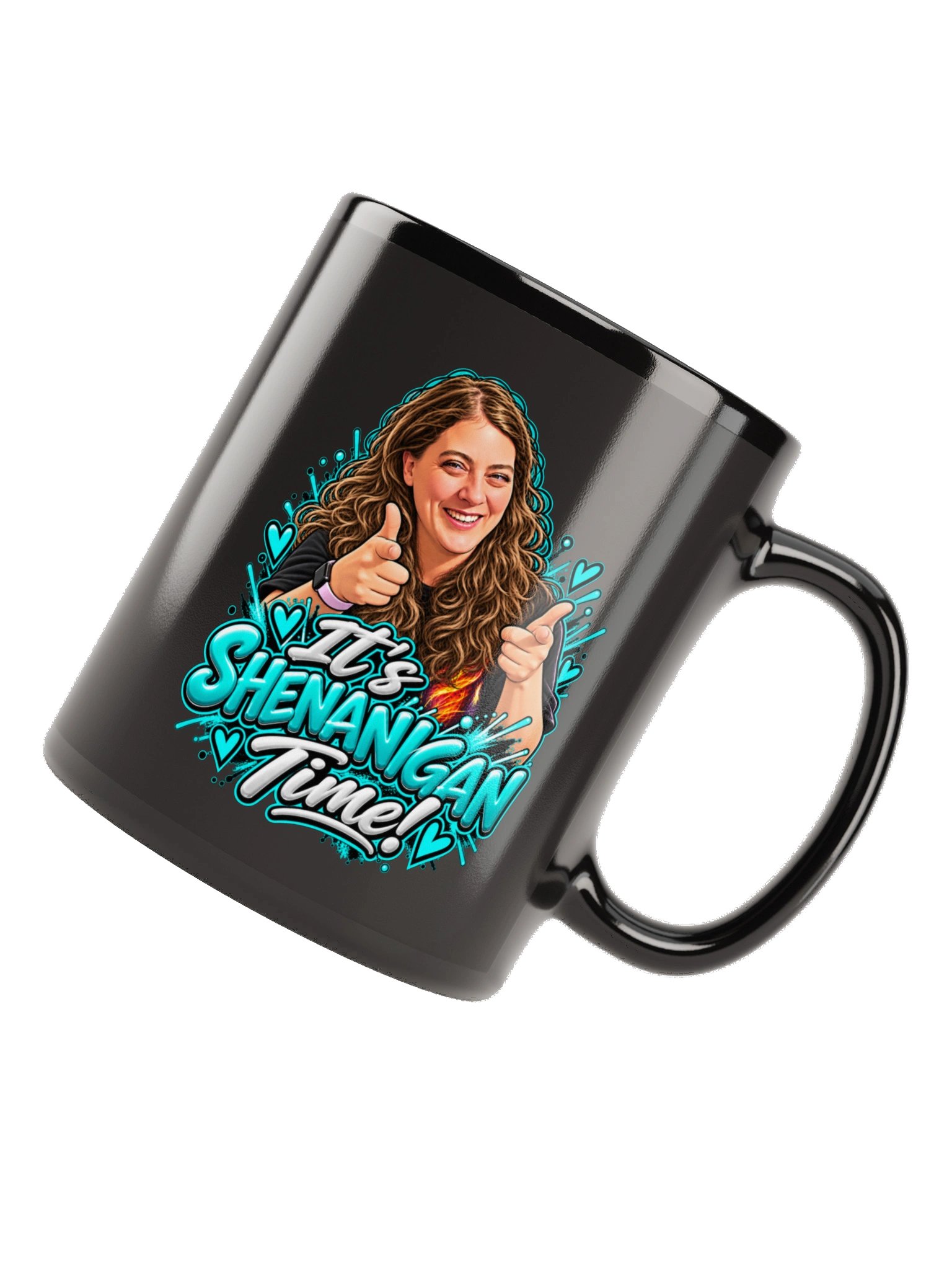 It's Shenanigan Time Black Glossy Mug product image (6)