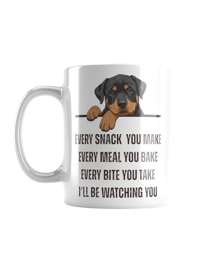 Rottweiler Pawsitively Watching You Mug product image (3)