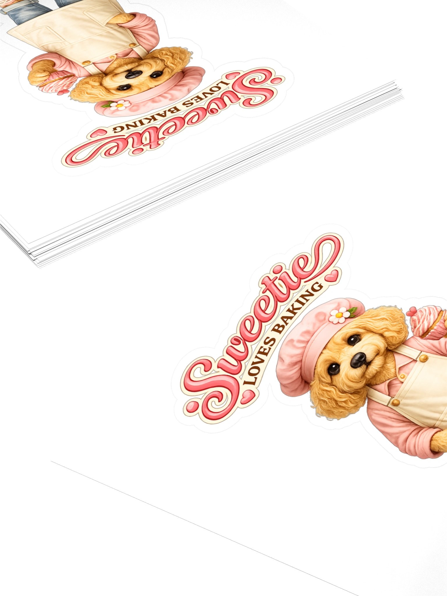 Sweetie Loves Baking Dog Sticker product image (4)