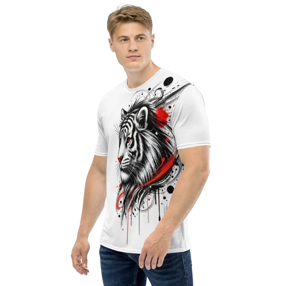 Dynamic Tiger Ink Drip T-Shirt product image (3)