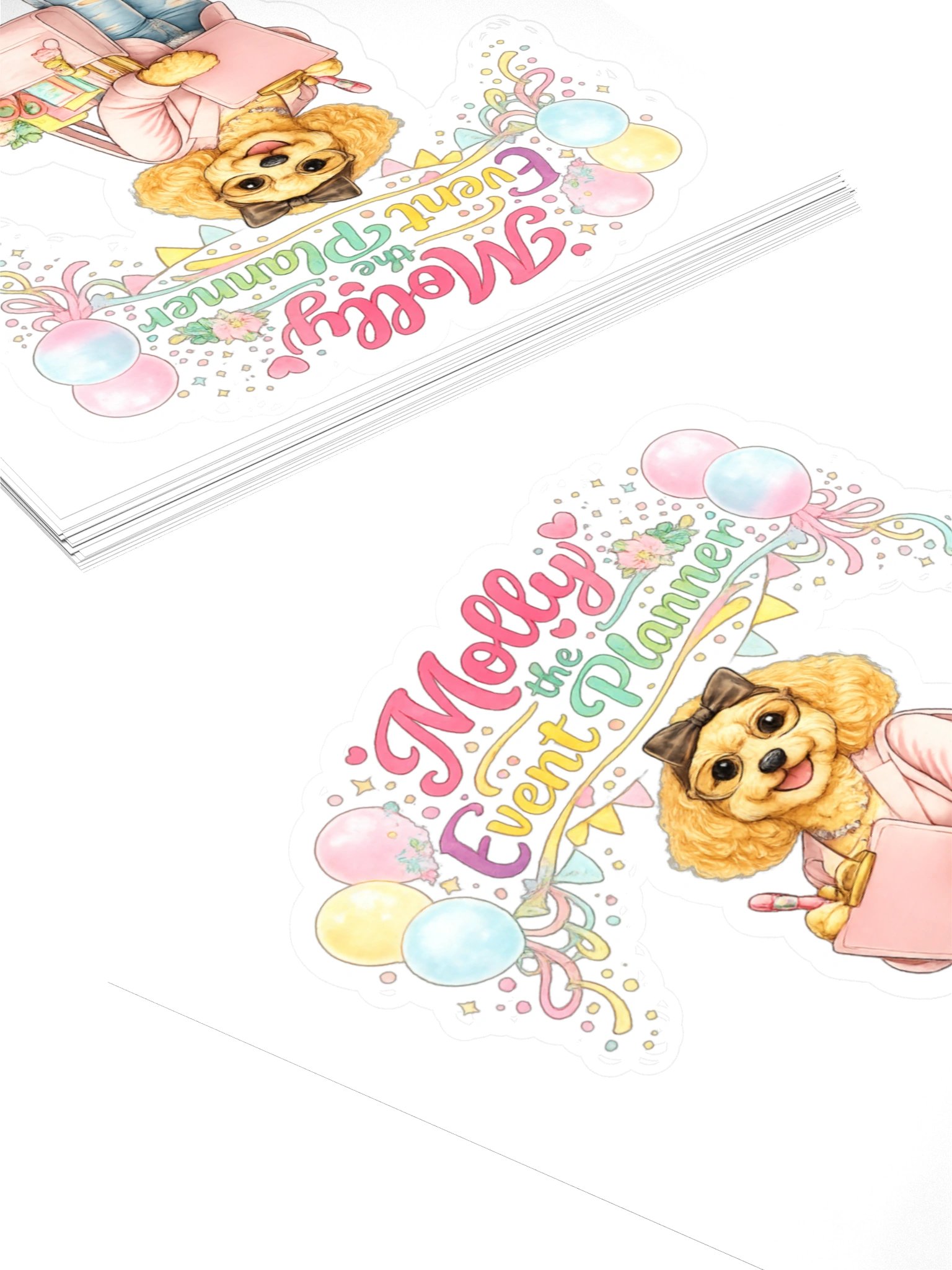 Molly the Event Planner Kiss Cut Sticker product image (4)