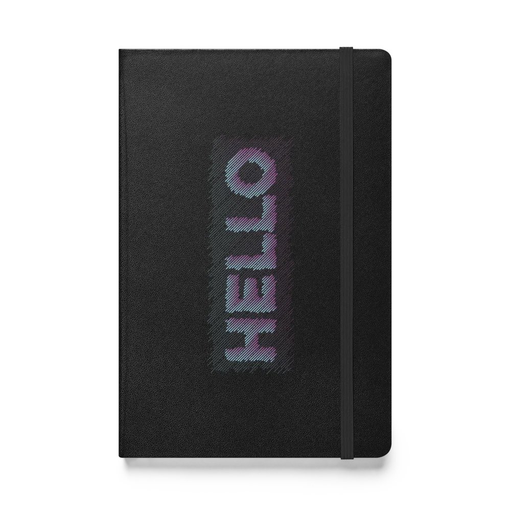 "Hello" Hardcover Notebook product image (1)