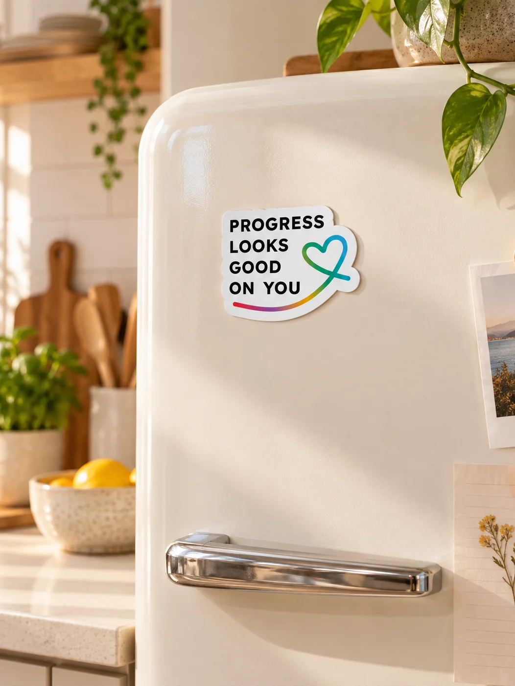 Progress Looks Good on You Magnet product image (1)
