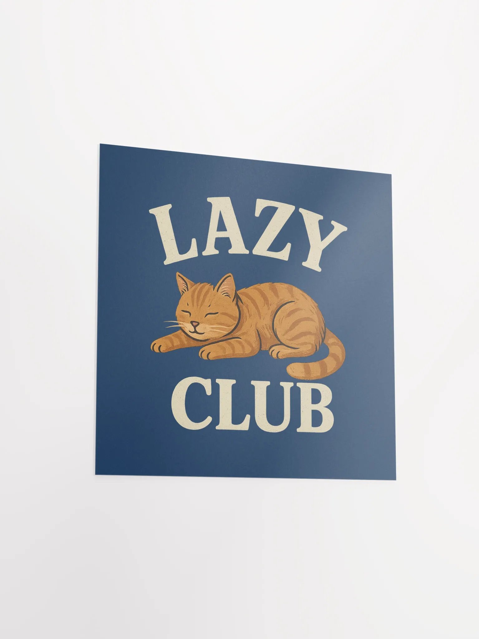 Lazy Club Matte Poster product image (11)