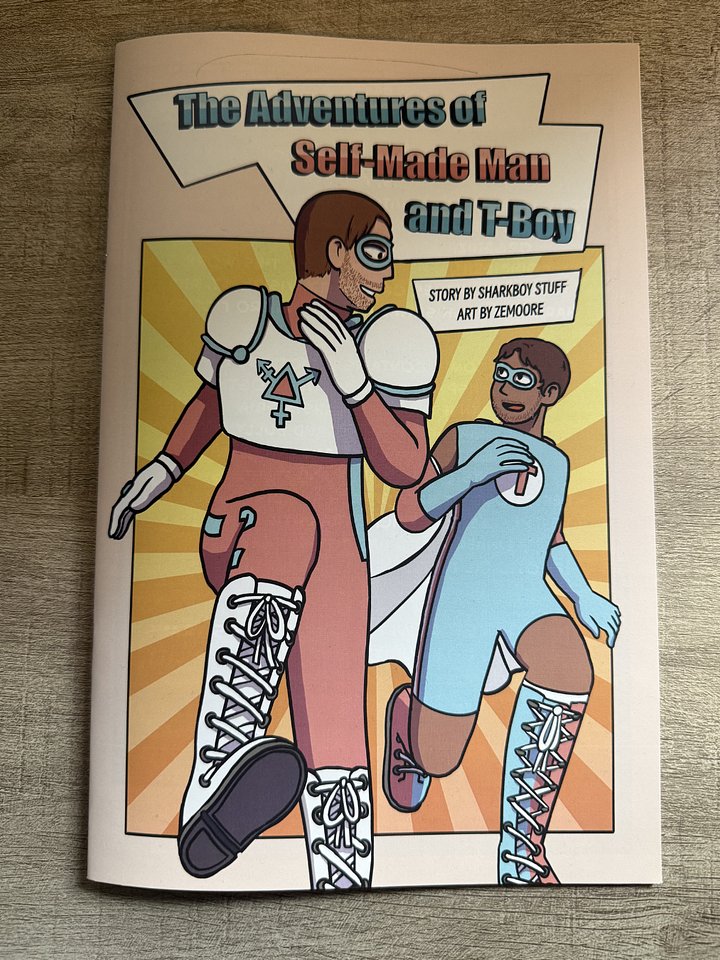 THE ADVENTURES OF SELF-MADE MAN AND T-BOY COMIC product image (1)