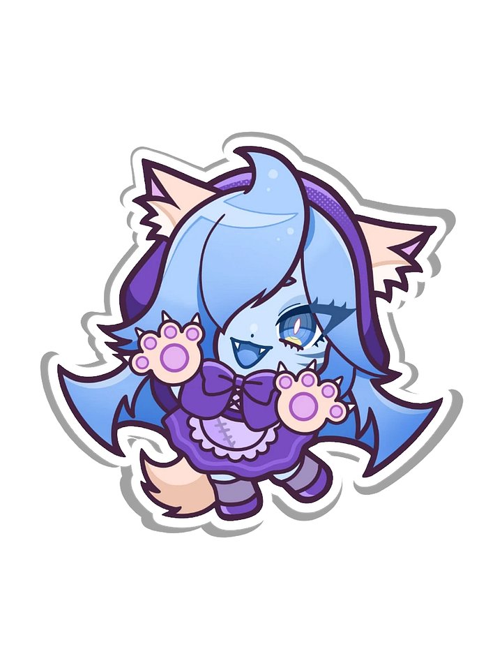Sharky Riding Hood Sticker product image (1)
