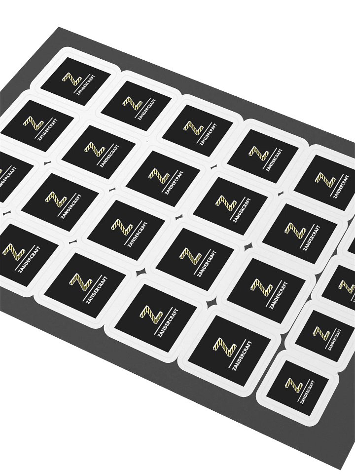 Zandercraft Stickers (20 x Regular, 5 x Small) product image (2)