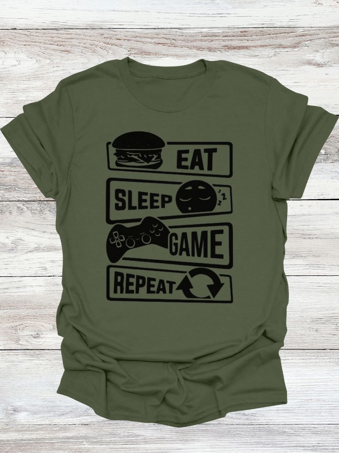Eat Sleep Game Repeat T-Shirt product image (1)