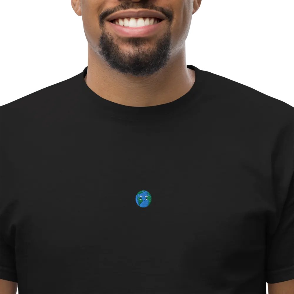 [Happy] Earth-tan \ Embroidered Tee product image (6)