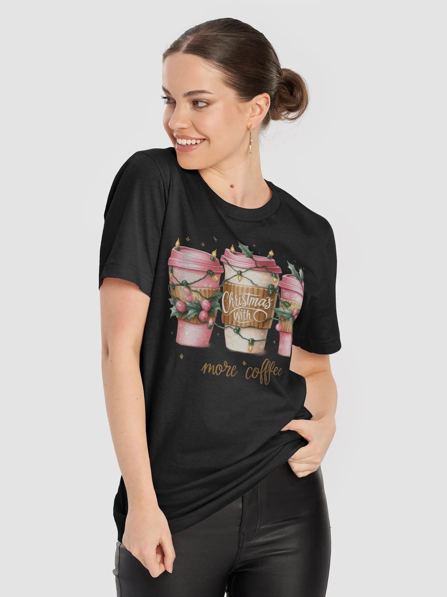 Christmas with more Coffee T-Shirt product image (8)