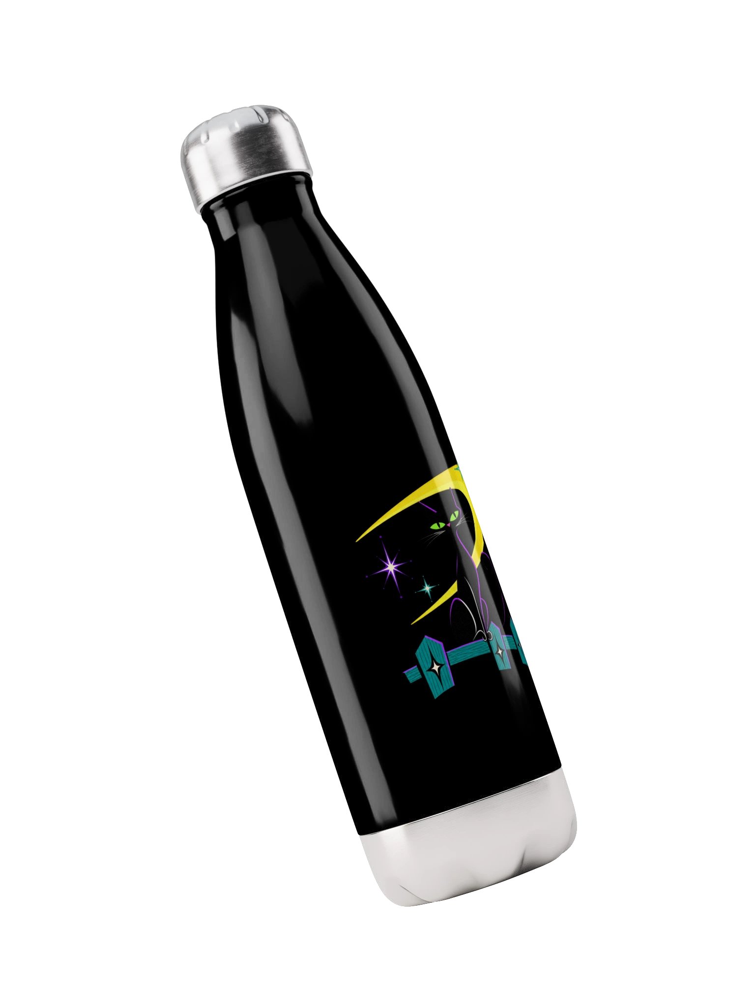 Mama's House Black Stainless Steel Water Bottle product image (3)