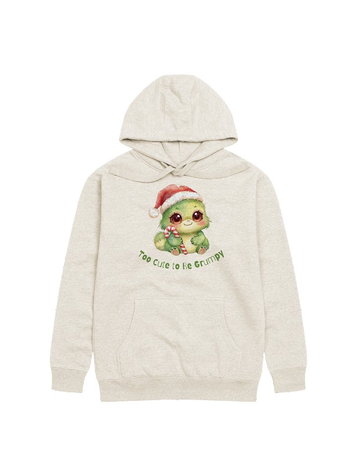 Too Cute to Be Grumpy Holiday Hoodie product image (29)