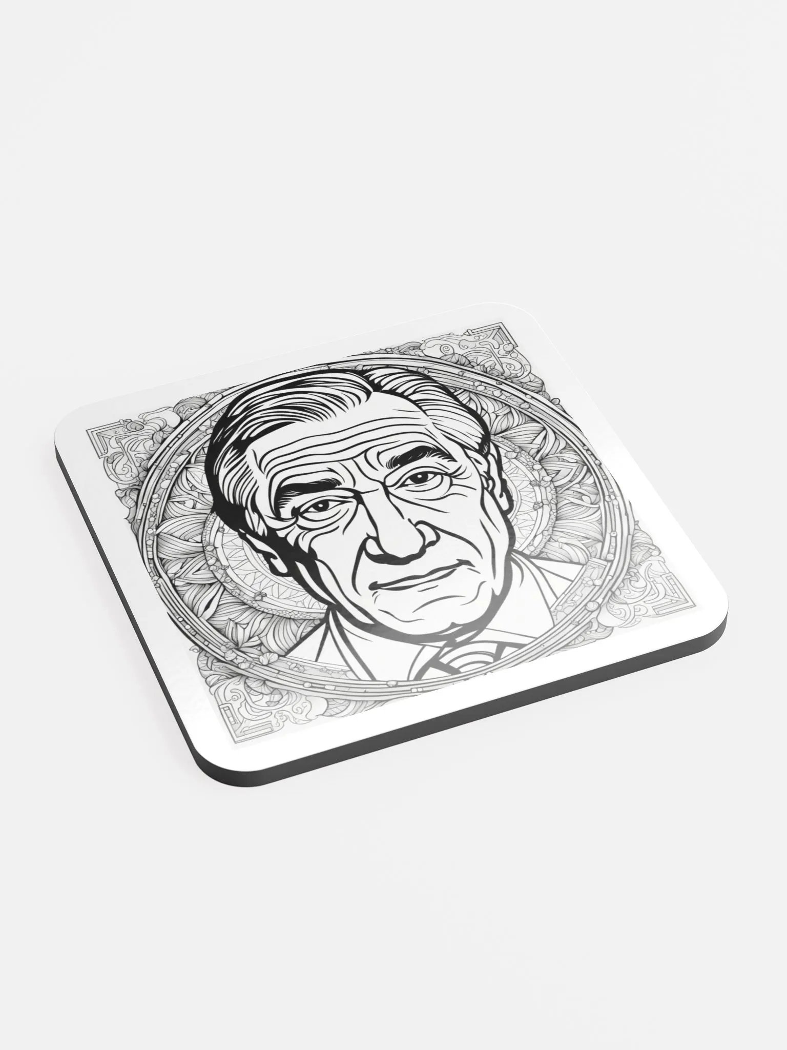 Mandala Man Cork Coaster product image (2)