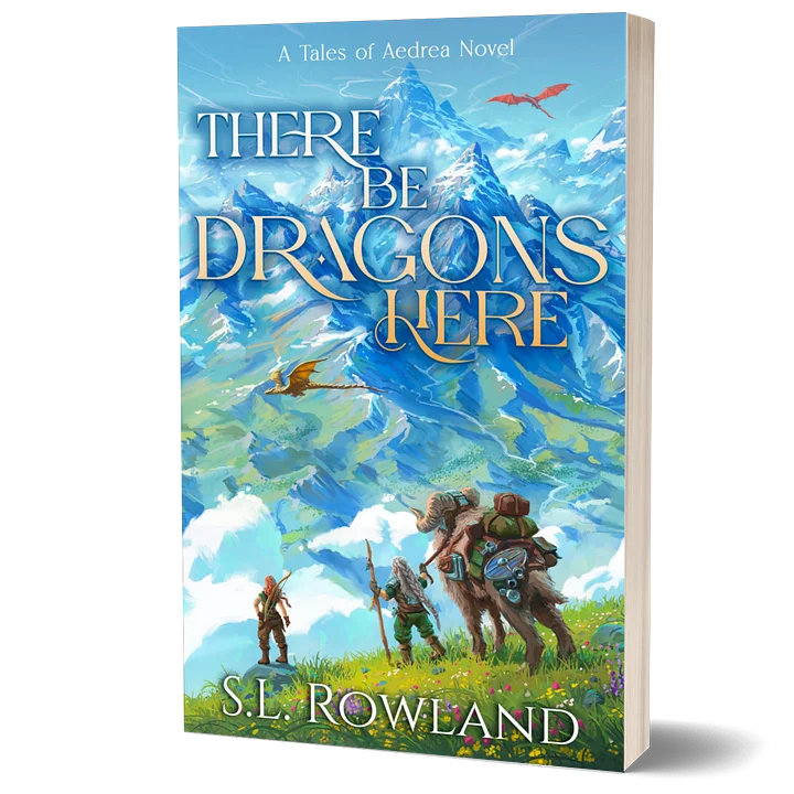 There Be Dragons Here Signed Paperback product image (1)
