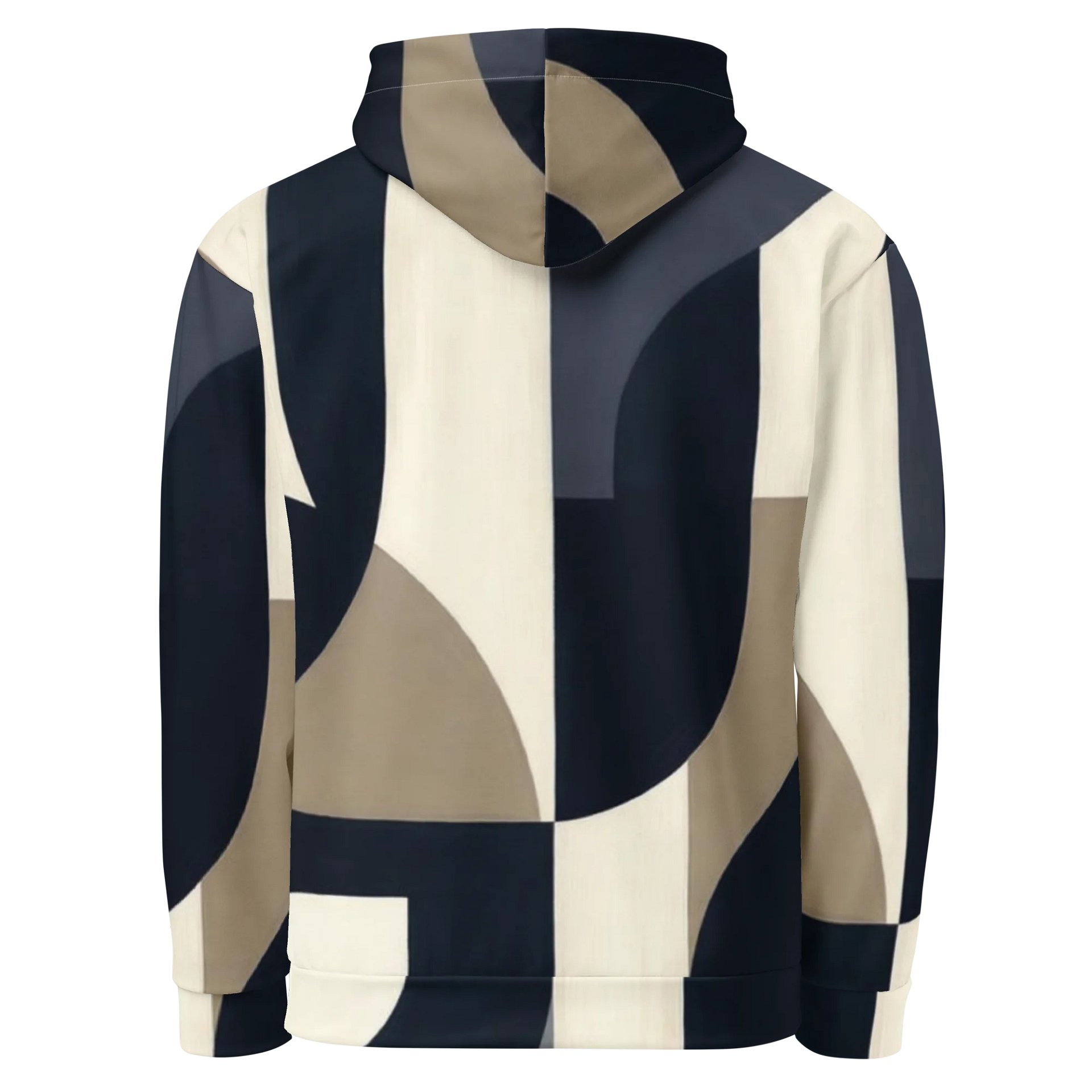 Abstract Geometric Harmony Hoodie – Modern Minimalist Streetwear Pullover for Men & Women product image (5)