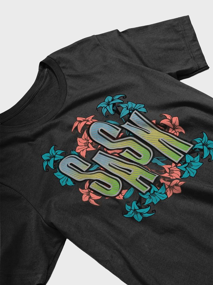 Sask Saskatoon Saskatchewan Floral Gradient T-Shirt product image (2)