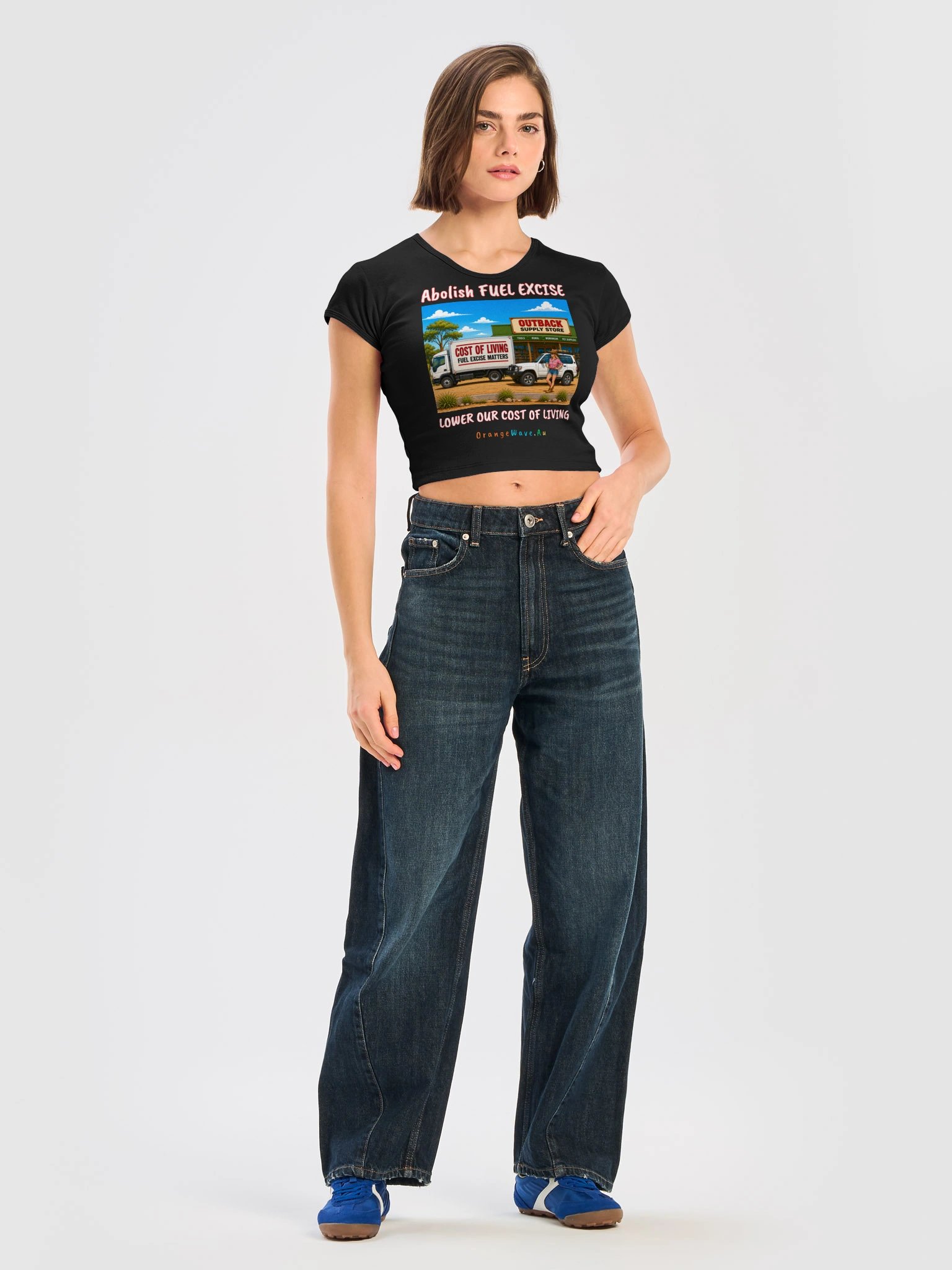 Abolish Fuel Excise Crop Tee product image (13)