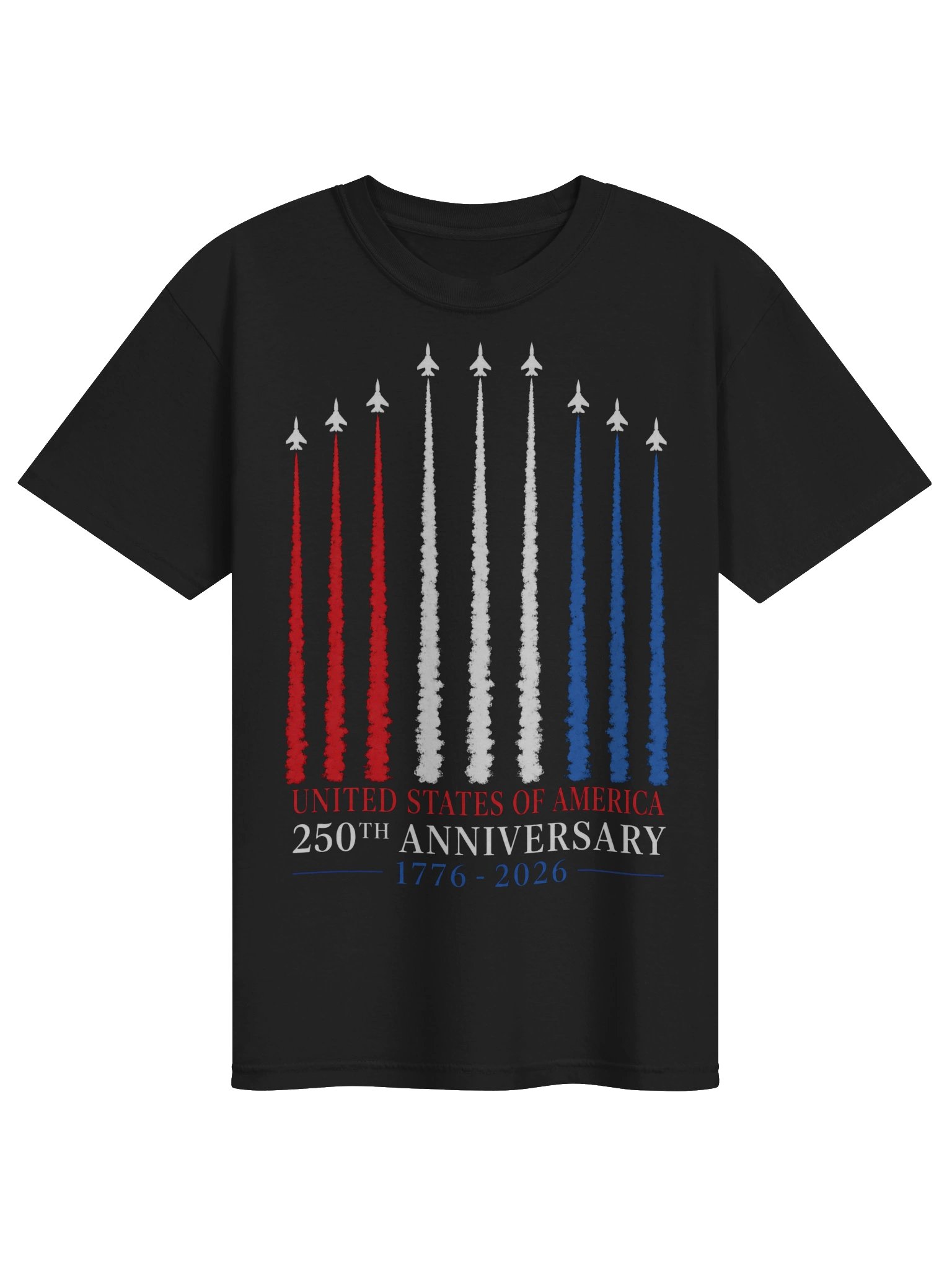 United States of America 250th Anniversary 1776-2026 Patriotic T-Shirt product image (1)