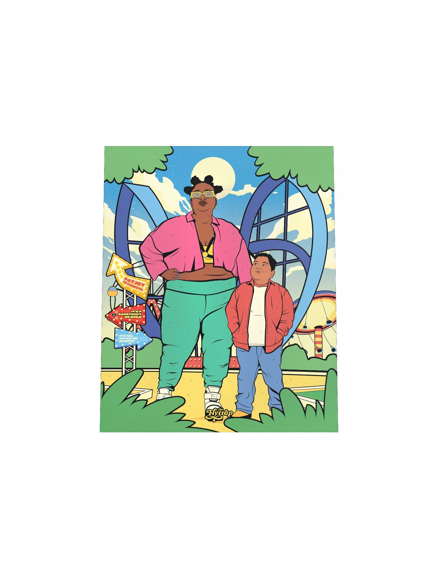 Fat Joy 8x10 poster product image (4)
