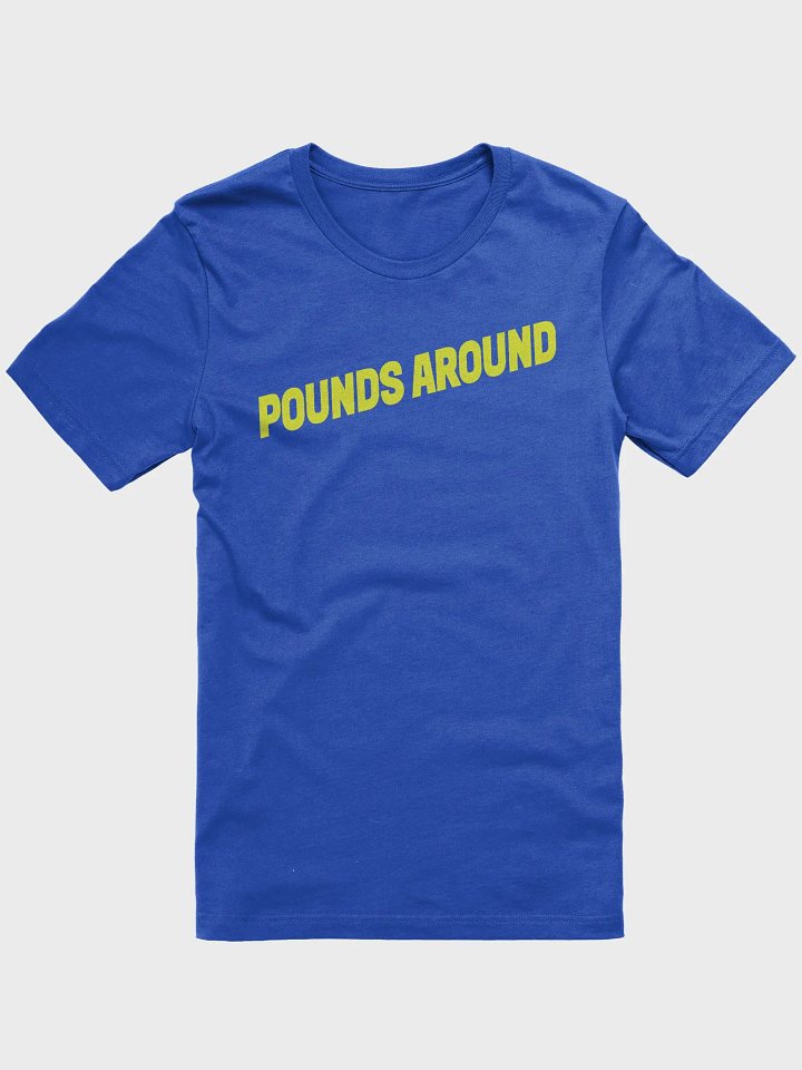 POUNDS AROUND BLUE AND YELLOW SHIRT product image (1)