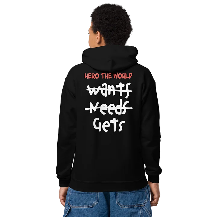 Kids' Hero The World Gets Hoodie product image (1)