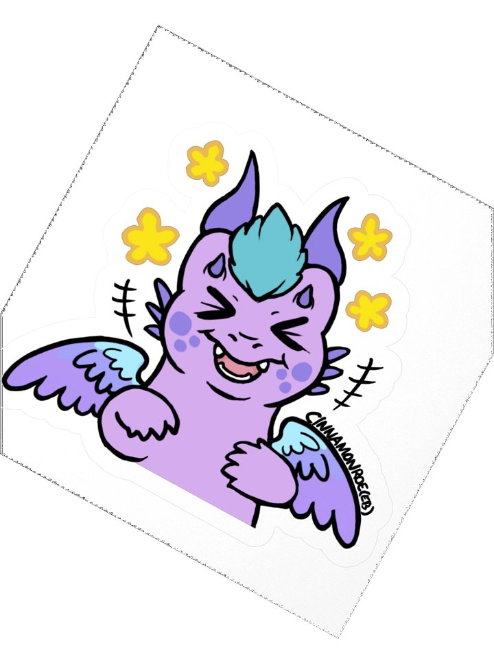 Drakin "Happy" Sticker product image (5)
