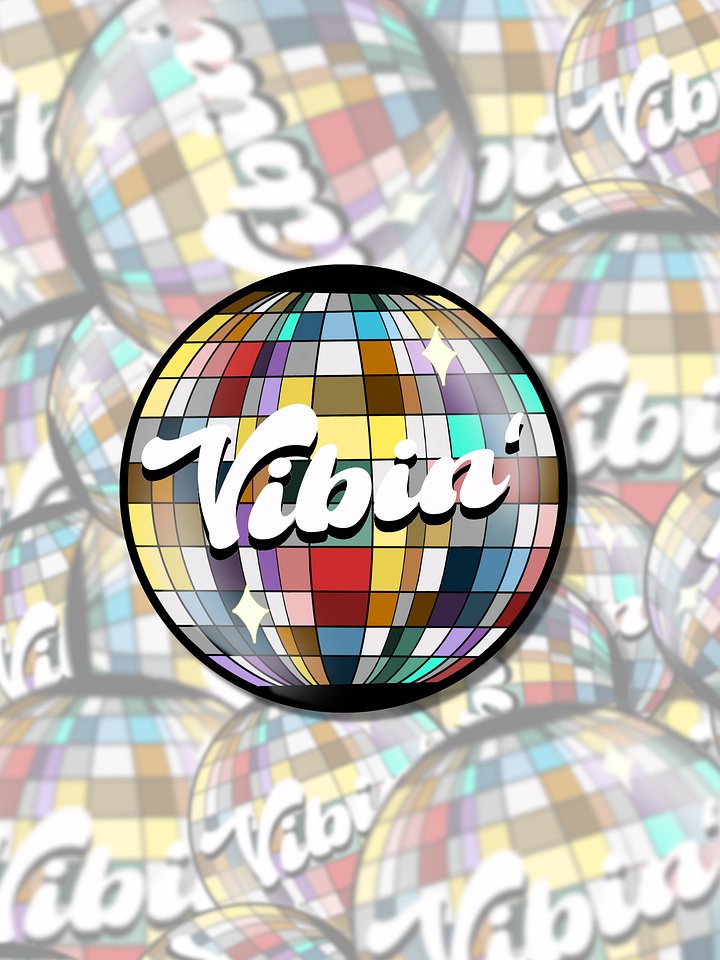 Vibin Disco Ball Sticker product image (1)