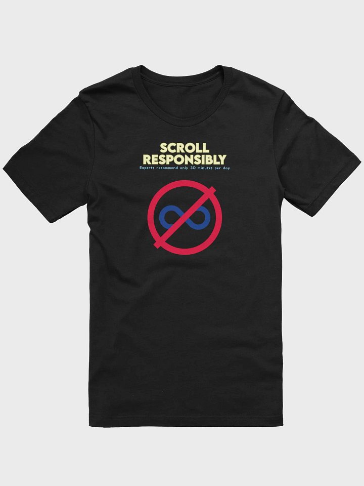 Funny Doomscrolling Shirt - Scroll Responsibly Social Media Humor Tee product image (1)