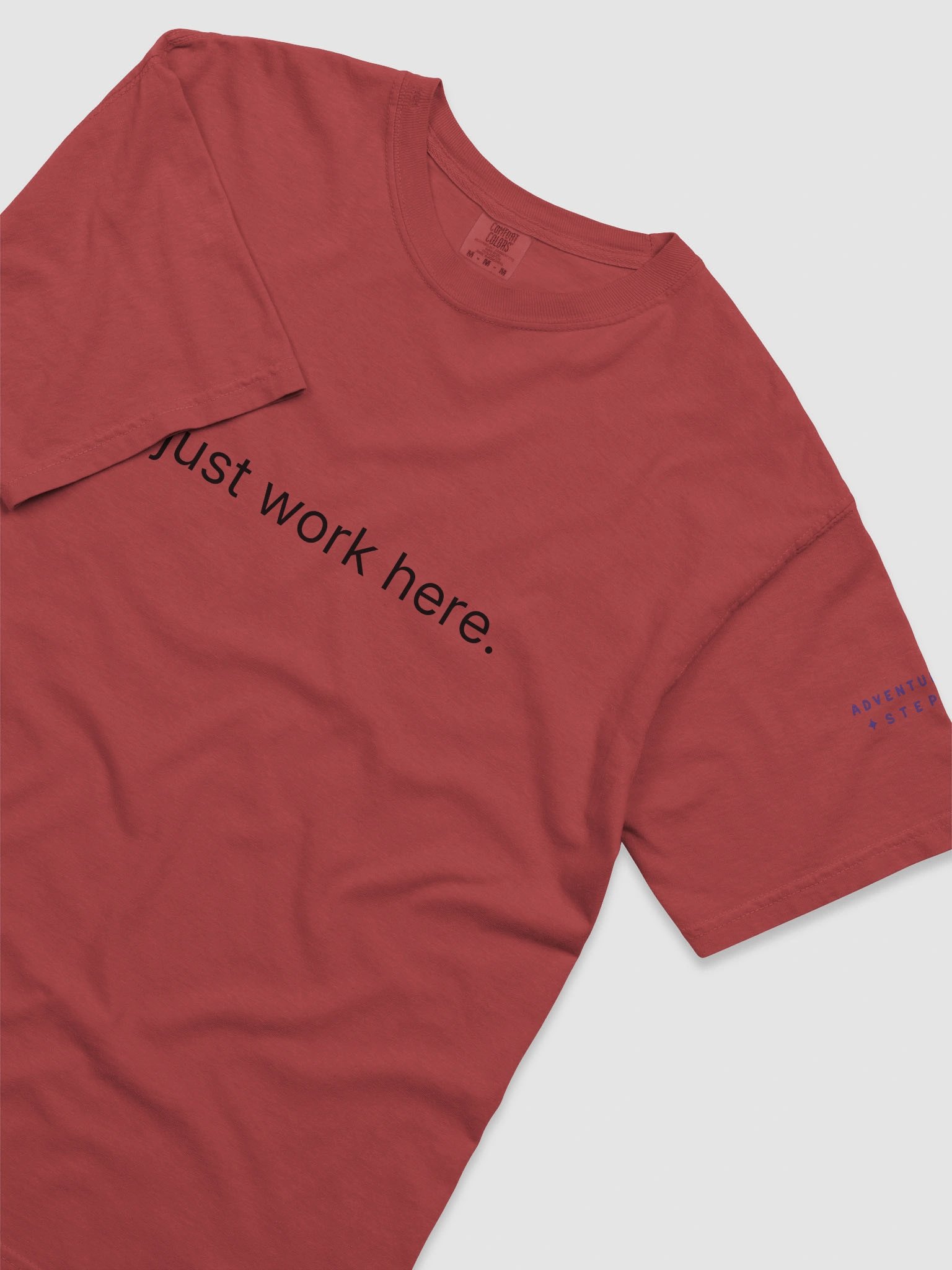 I just work here [Simple Version] T-Shirt product image (65)