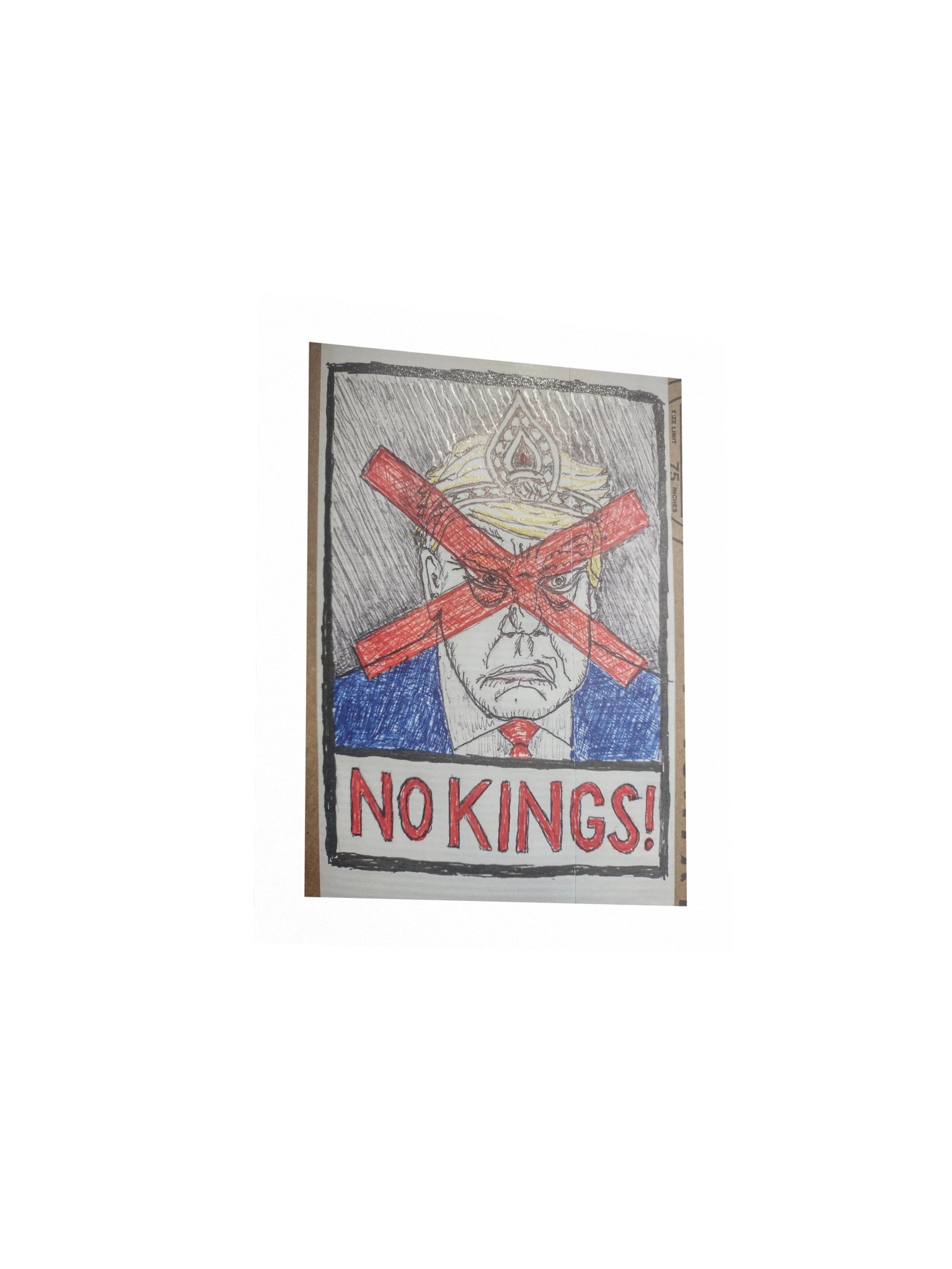 NO KINGS! Print product image (3)