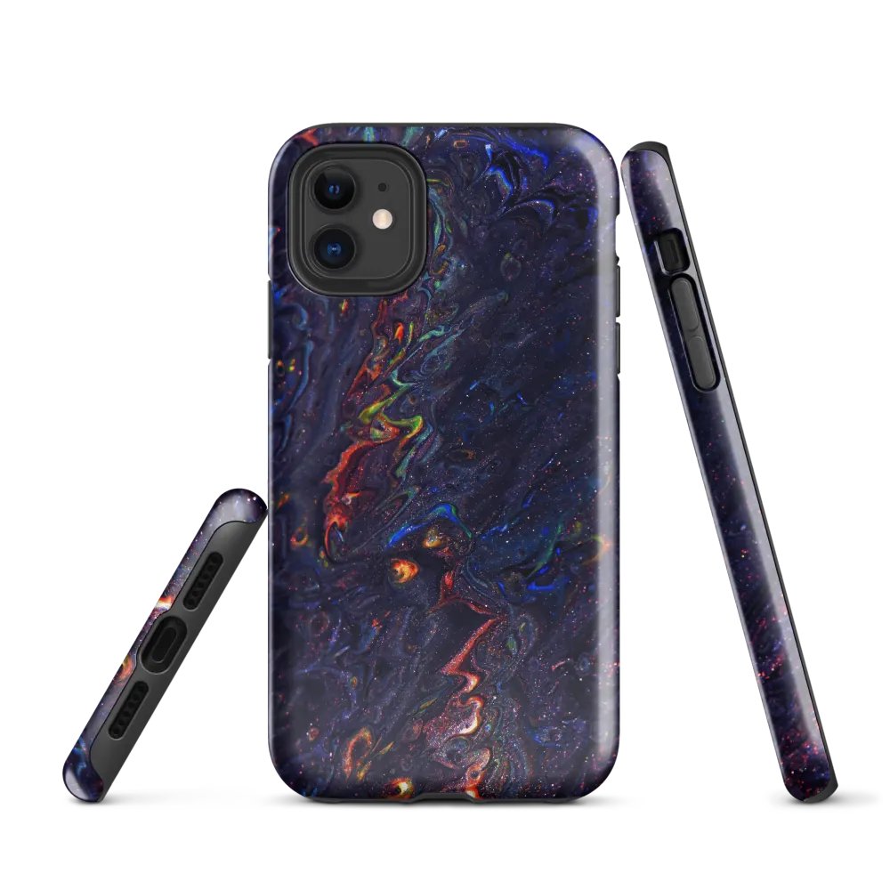 Vibrant Swirls iPhone® Tough Case - Bold Protection with Colorful Artistic Design product image (1)