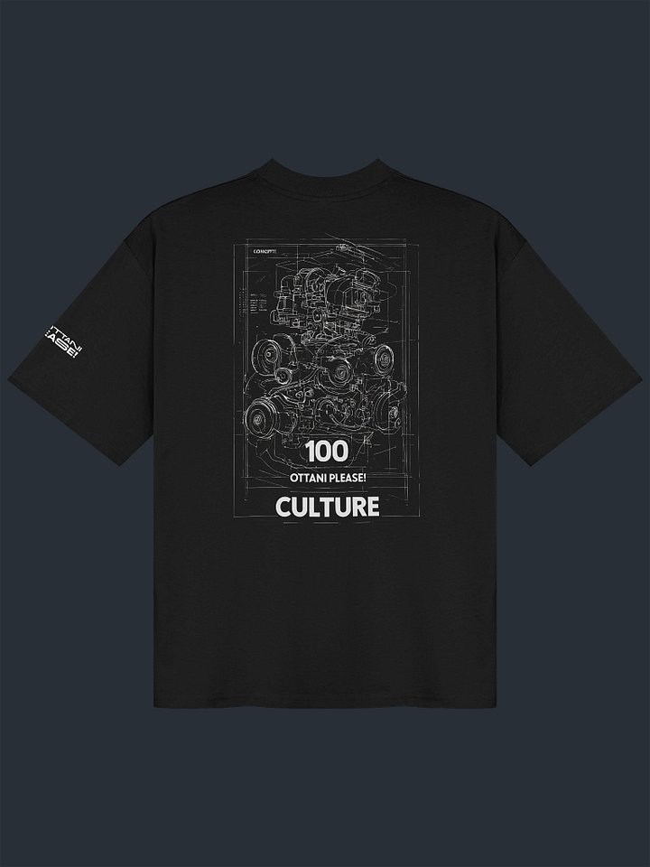 100 Ottani Please!™ Oversized Unisex Racing Streetwear Graphic T-Shirt | Redline Edition product image (1)