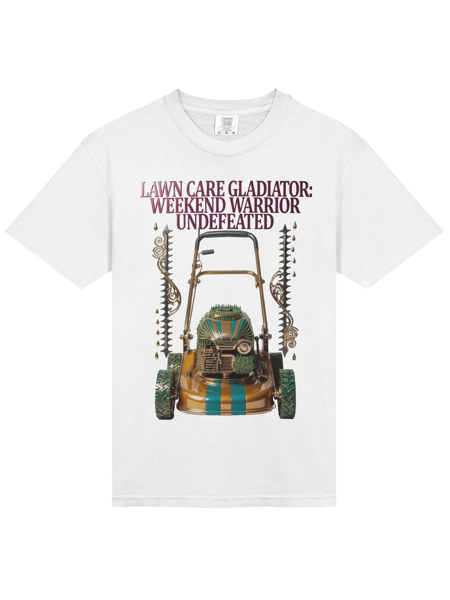 Lawn Care Gladiator T Shirt, Weekend Warrior Mug, Funny Dad Gift product image (3)