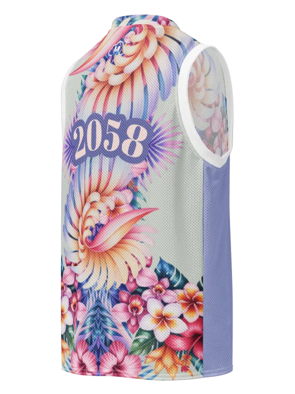 Hawaiian flora 2058-Basketball Jersey product image (7)