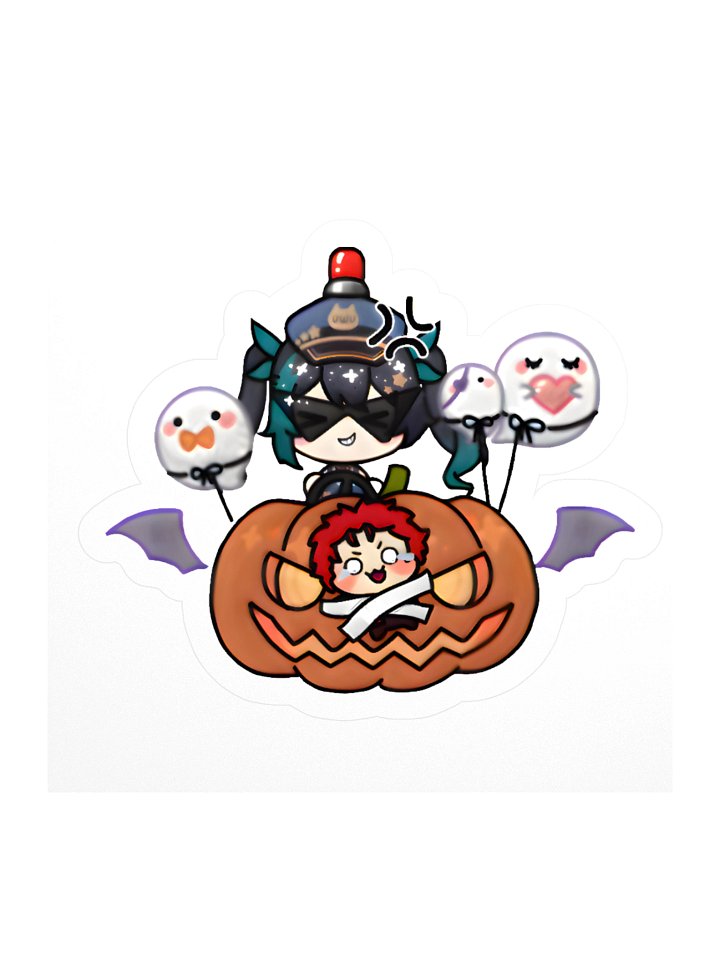 Evil Pumpkin Buki Sticker product image (1)