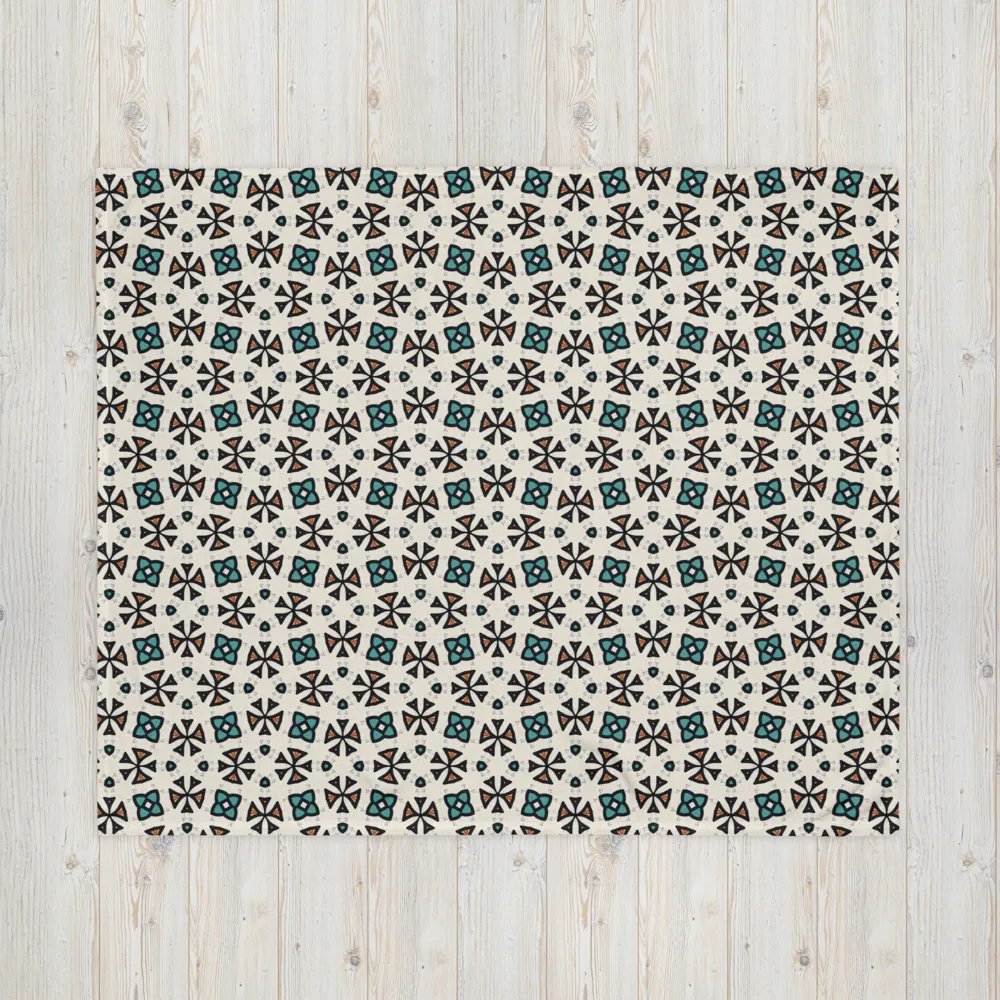 Abstract Florals Throw Blanket product image (6)