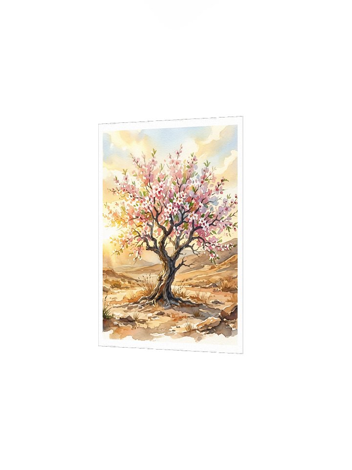 Golden Bloom — Watercolor Gnarled Tree Poster product image (11)
