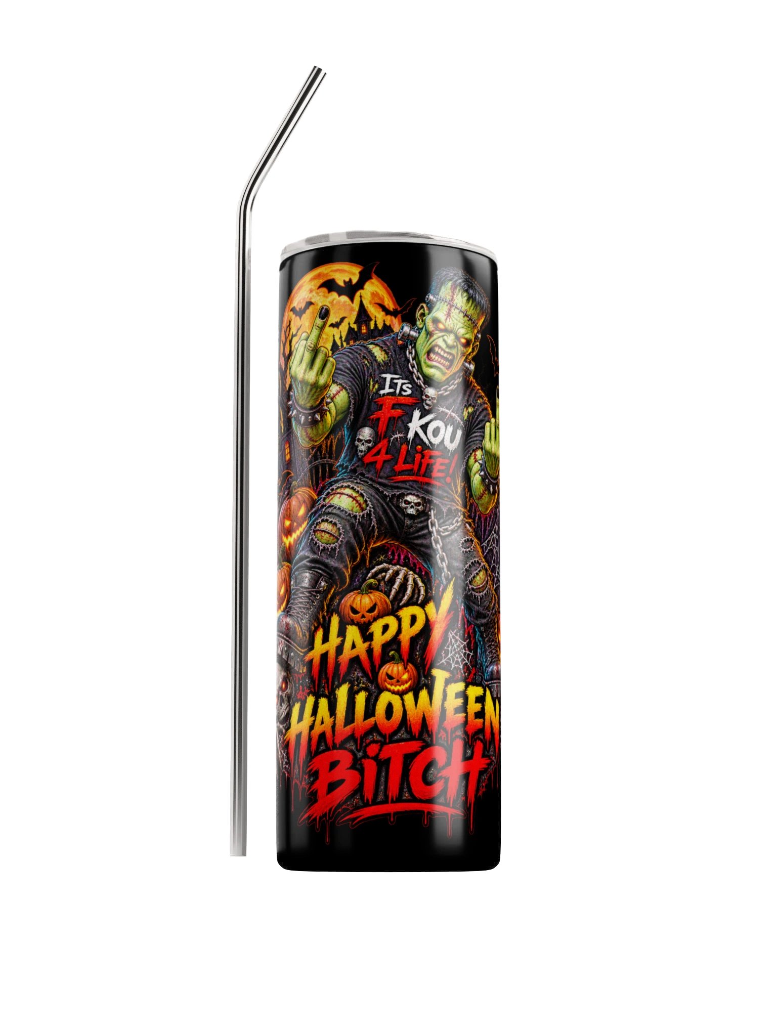 Frankenstein Its F KOU 4 Life Tumbler product image (1)