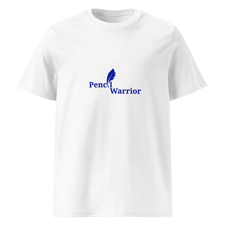 Pencil Warrior Logo Organic Cotton T-Shirt product image (1)