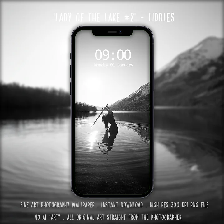 Lady of the lake #2 by Liddles phone wallpaper product image (1)