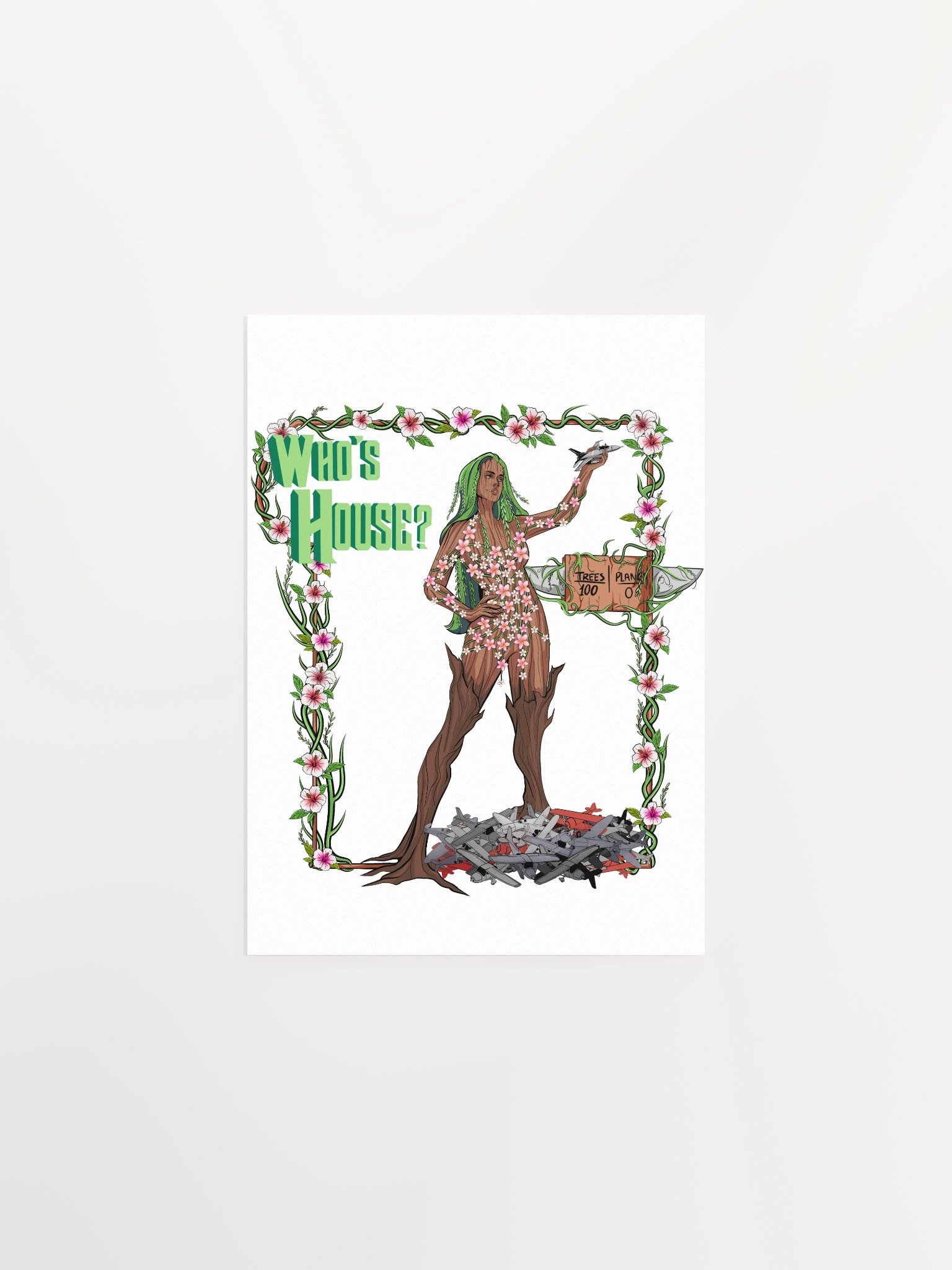"Who's House, Groot's House" Poster (Light) product image (3)