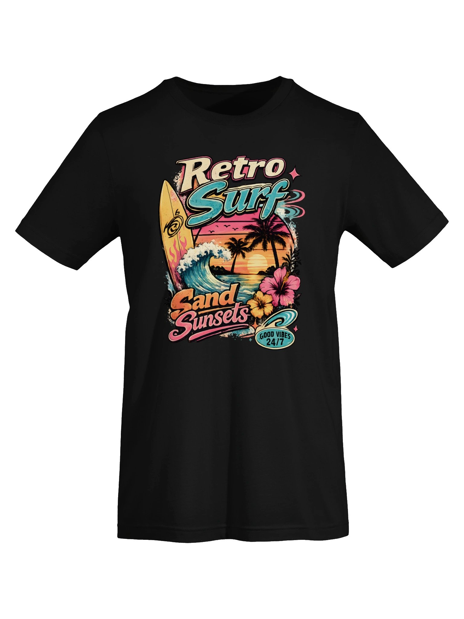 Retro Surf Good Vibes Tee product image (9)