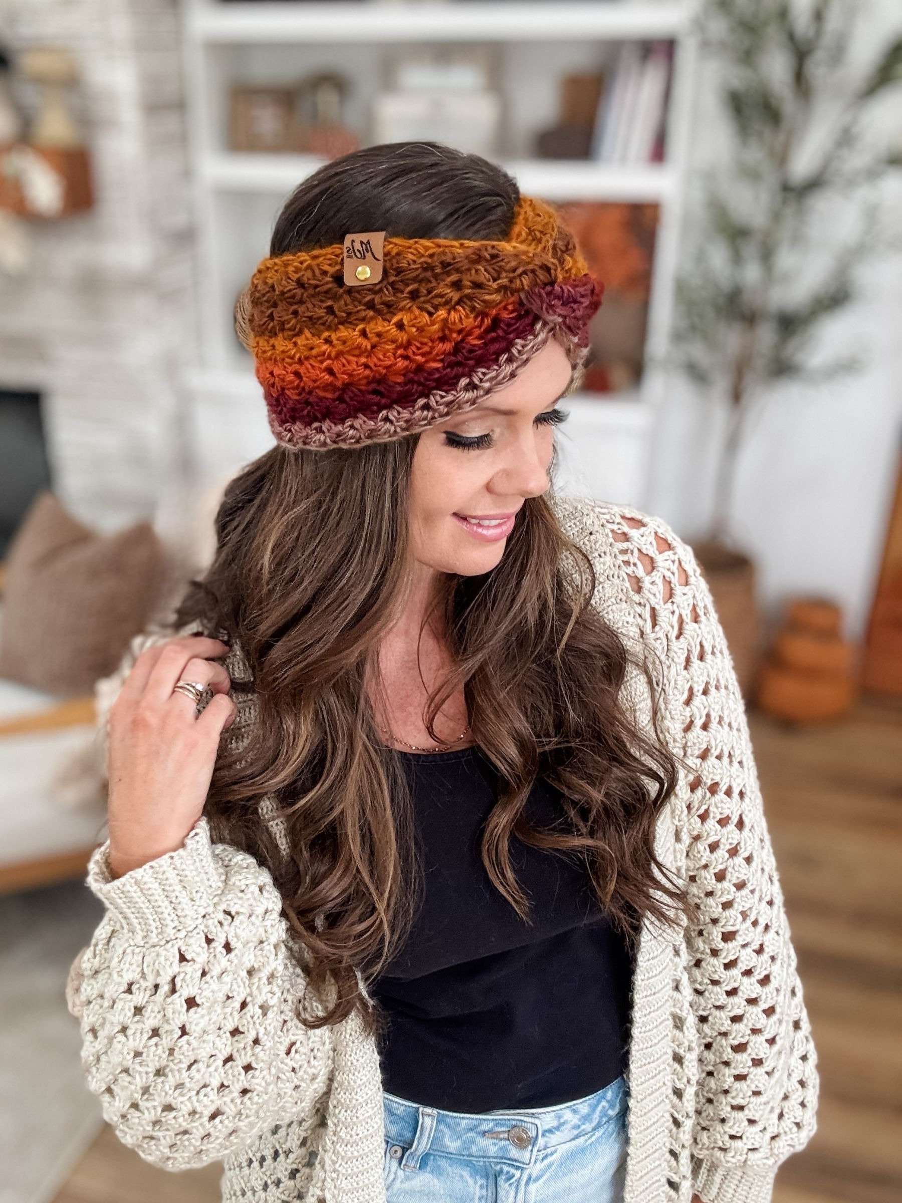 Chunky Suzette Ear Warmer Crochet Pattern product image (2)